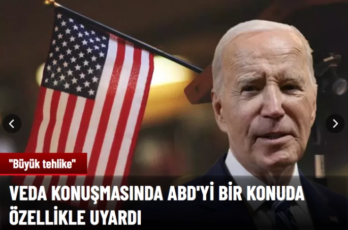 ABD'yi bir konuda özellikle uyardı