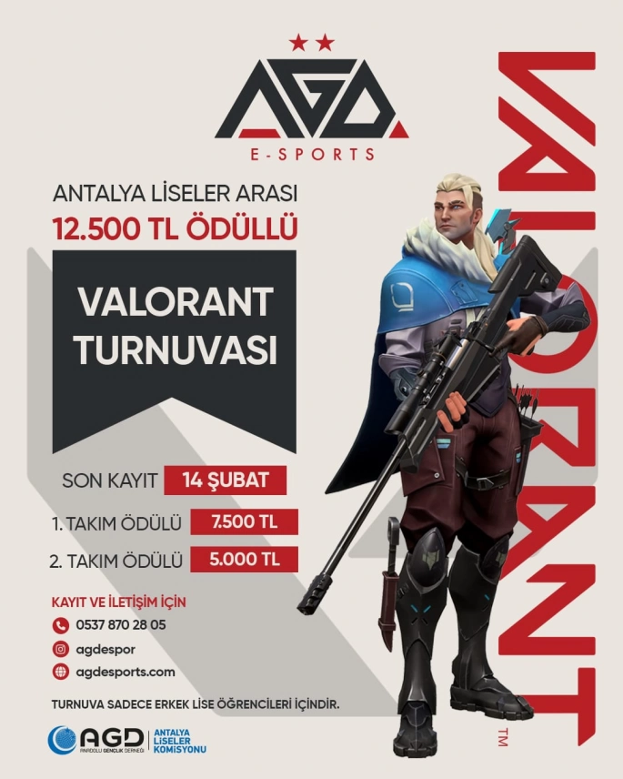 AGD’den Valorant Turnuvası