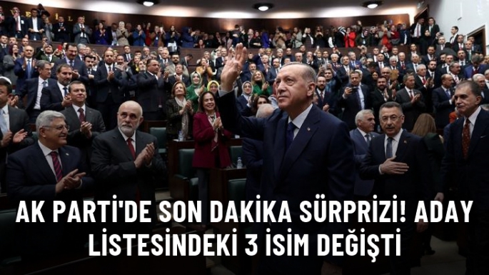 AK Parti'de son dakika sürprizi! 