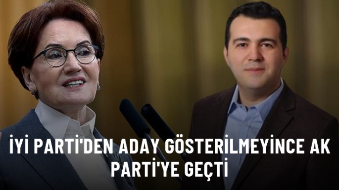 Akşener'in danışmanı AK Parti'ye geçti