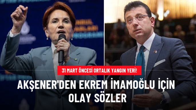 Akşener isim vermeden İmamoğlu'na sataştı