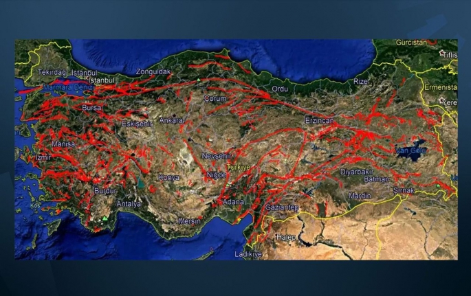 Aktif fay hattının olduğu ilçeler açıklandı!