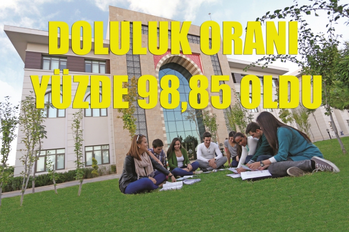 Antalya Bilim Üniversitesi Doluluk Oranı Yüzde 98,85