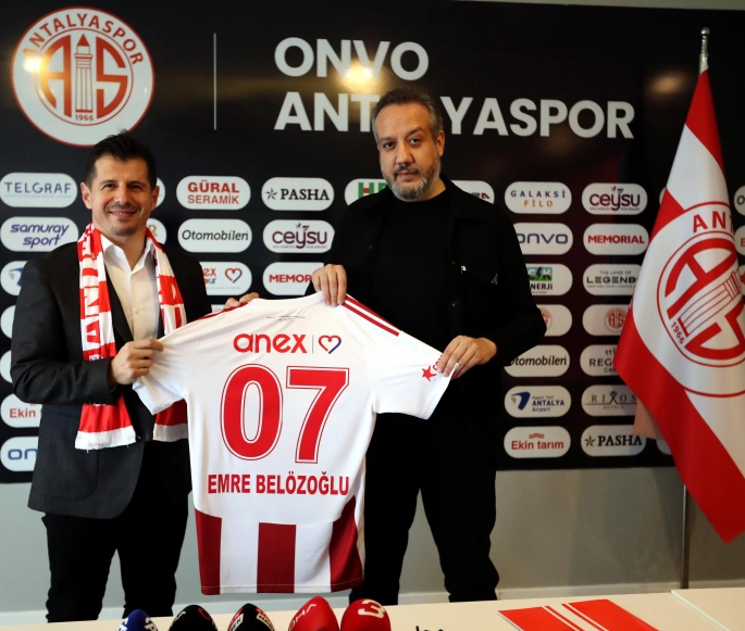 Antalyaspor'da Emre Belözoğlu Dönemi Başladı