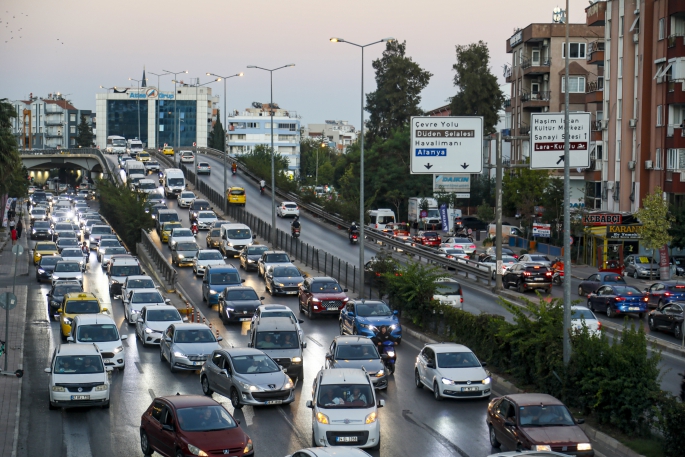 Araç Sayısı 1,5 Milyonu Geçti