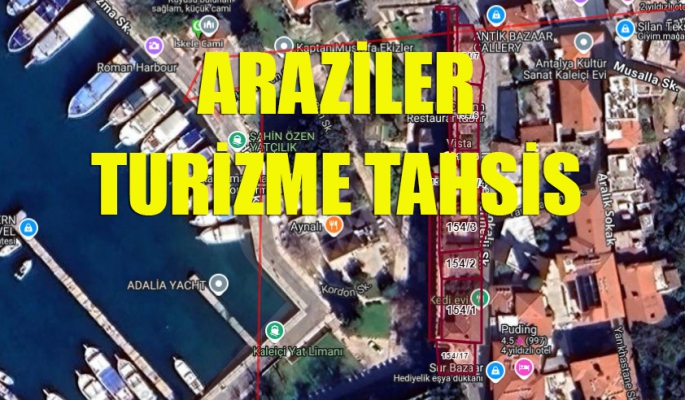 Araziler turizme tahsis ediliyor