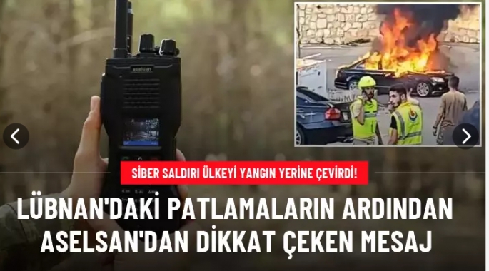 ASELSAN'dan dikkat çeken paylaşım