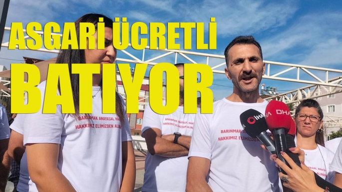 ‘Asgari ücretli batıyor’