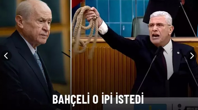 Bahçeli, Dervişoğlu'nun fırlattığı ipi istedi