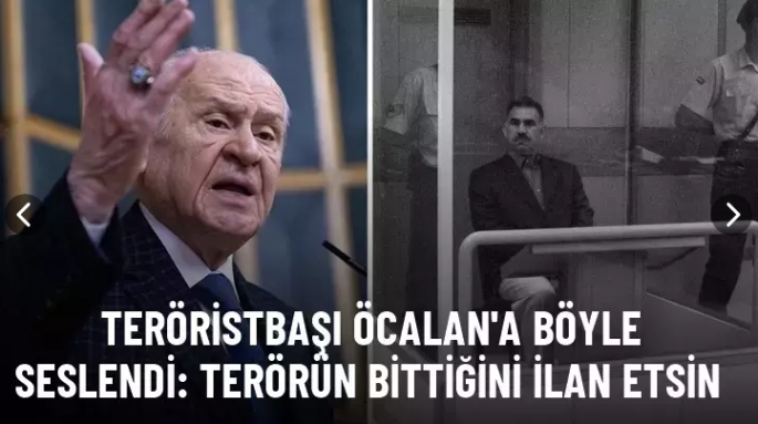 Bahçeli: Teröristbaşı örgütü tasfiye etsin,