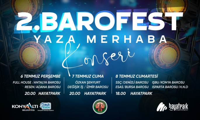 Barofest ‘HayatPark’ta coşturacak