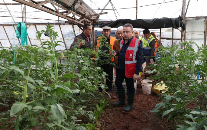 Başkan Böcek afet bölgesinde