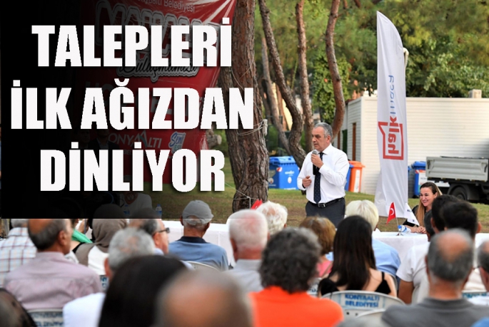 Başkan Esen talepleri ilk ağızdan dinliyor