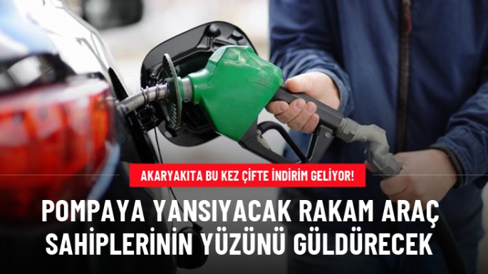 Benzin ve motorine İNDİRİM