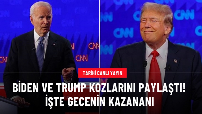 Biden ve Trump canlı yayında karşı karşıya!