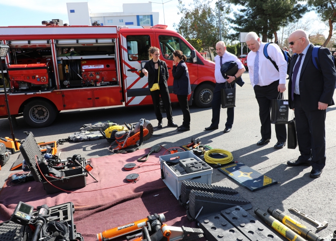  Büyükşehir itfaiyesinden AB Projesi eğitimi 