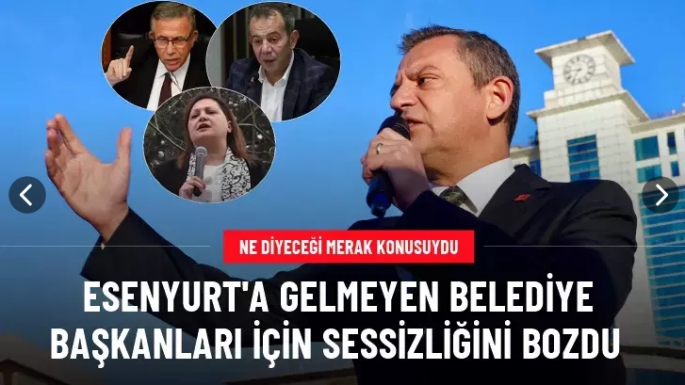 CHP lideri Özel sessizliğini bozdu