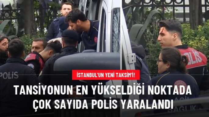 Çok sayıda polis yaralandı