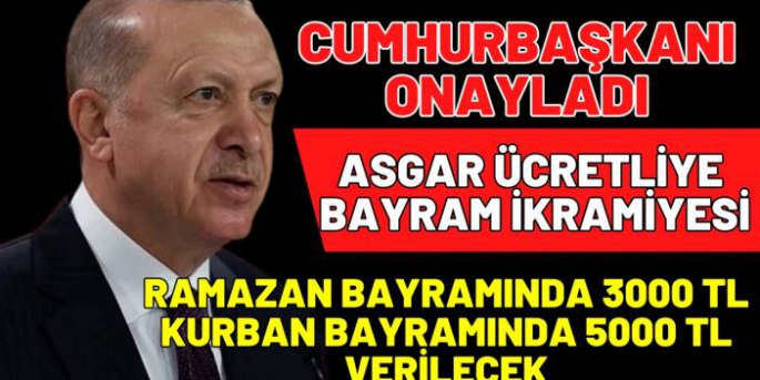 Cumhurbaşkanı onayladı!