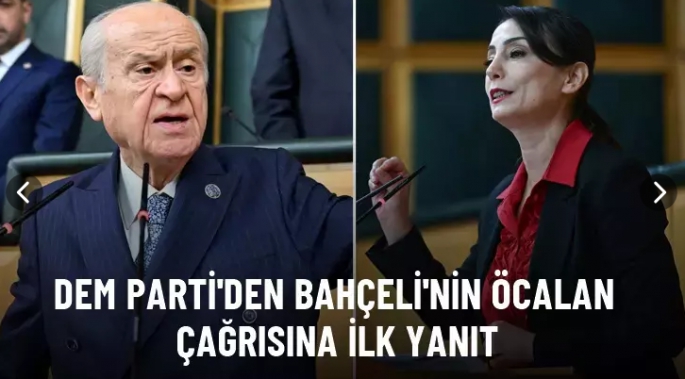 DEM Parti'den Bahçeli'nin Öcalan çağrısına yanıt