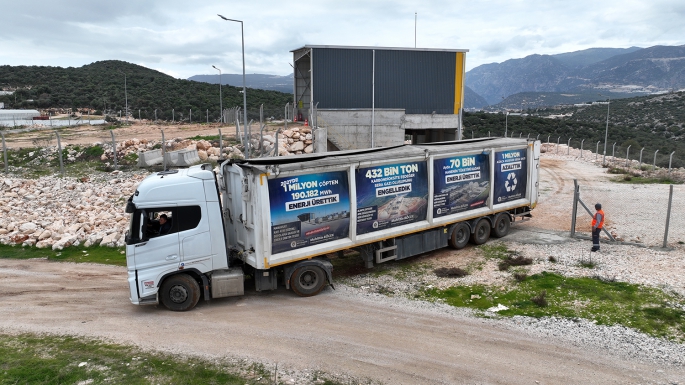 Demre Katı Atık Transfer İstasyonu devreye girdi