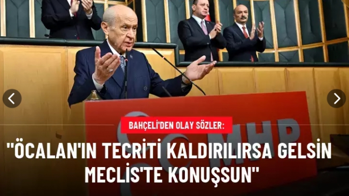 Devlet Bahçeli'den İkinci Öcalan Çıkışı