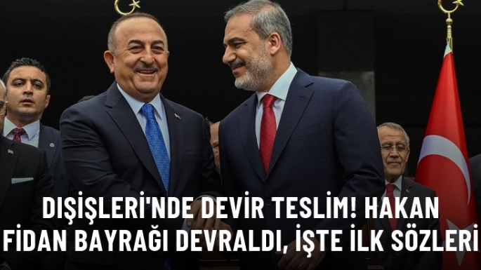 Dışişleri'nde devir teslim!