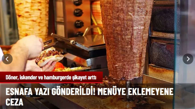 Döner, iskender ve hamburgerde gramaj kaçağına son