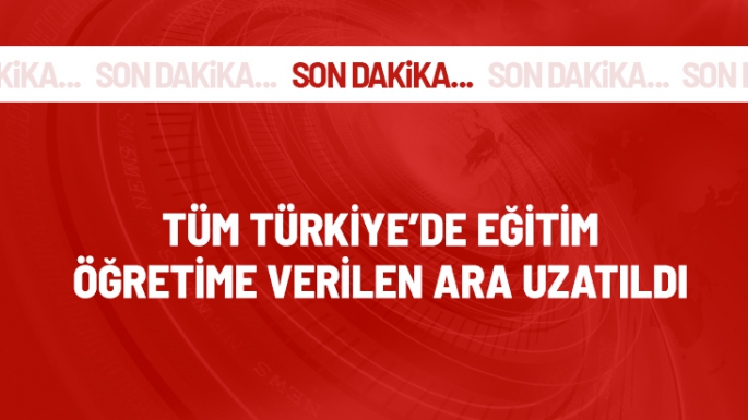 Eğitim Öğretim 20 Şubat'ta Başlayacak