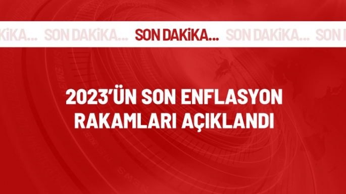 Enflasyon aralıkta yüzde 2,93 arttı