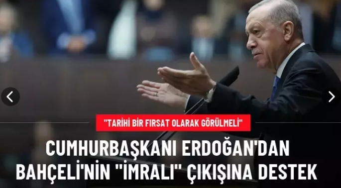 Erdoğan'dan Bahçeli'nin Çıkışına Destek