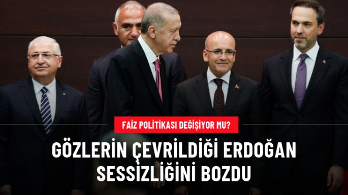 Erdoğan'dan faiz mesajı