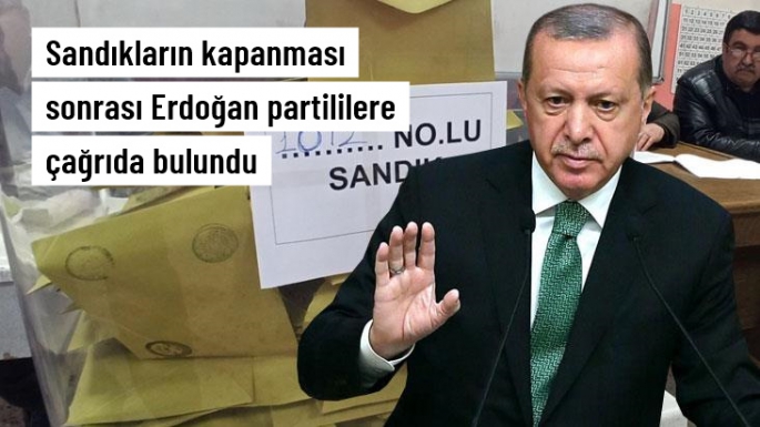 Erdoğan'dan ilk açıklama