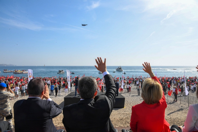 F-16'LARDAN NEFES KESEN 100'ÜNCÜ YIL GÖSTERİSİ