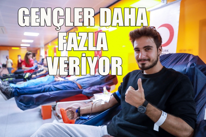 Gençler daha fazla kan veriyor