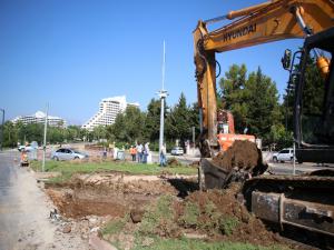 3. Etap Raylı Sistem Çalışması Konyaaltı Caddesine Ulaştı 