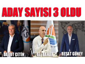 Aday Sayısı 3 Oldu