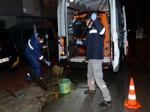 Antalyanın alt yapısı için yoğun mesai 