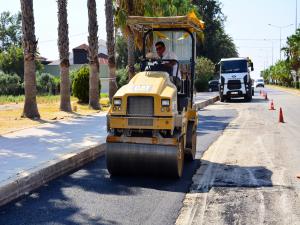 Bozulan yollar onarılıyor