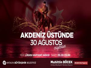 Büyükşehir 30 Ağustos Coşkusunu Denize Taşıdı