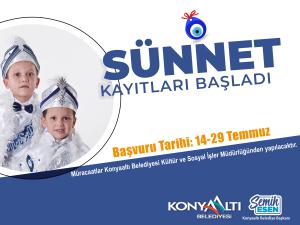 Konyaaltının sünnet kayıtları başladı