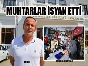 Muhtarlardan Belediyeye Sitem