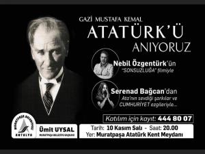 Muratpaşadan Ataya Saygı Gecesi