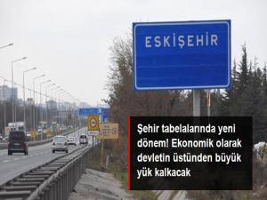 Şehir Tabelalarında Büyük Değişim