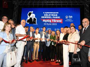 Süleyman Demirel Parkı açılışında büyük buluşma