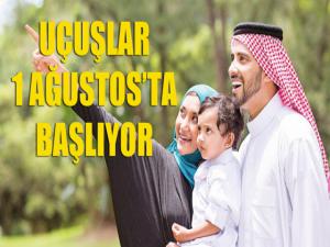 Uçuşlar 1 Ağustos'ta Başlıyor