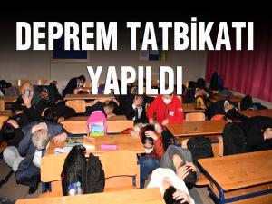 Vali Yazıcı deprem tatbikatına katıldı