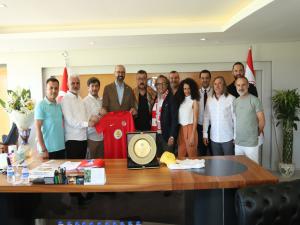  YÖRSİADdan Antalyaspor Başkanına Hayırlı Olsun Ziyareti