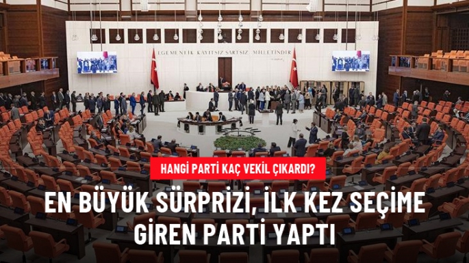 Hangi parti kaç vekil çıkardı?