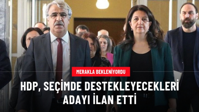 HDP 'Kılıçdaroğlu' dedi